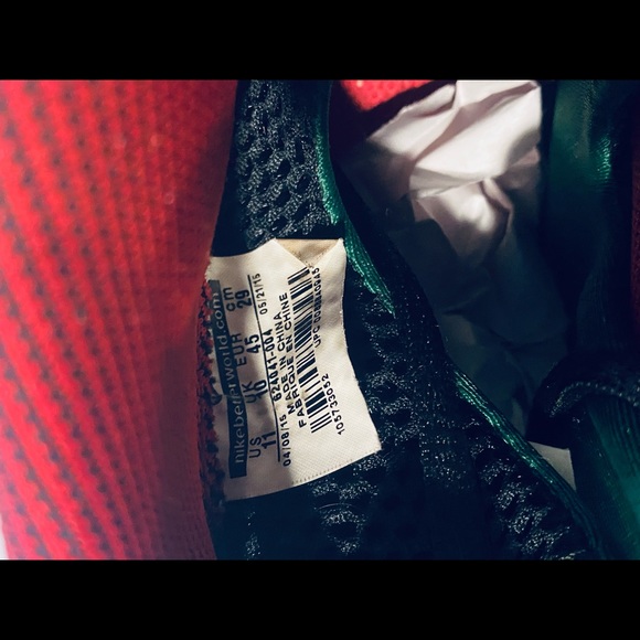 Nike Air Foamposite Gucci 624041-004 Sz 11 Black Red Green - Picture 9 of 9